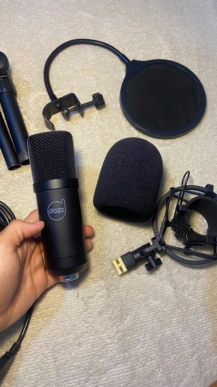 Microfone Gamer Broadcaster Pro Dazz Usb 2.0 