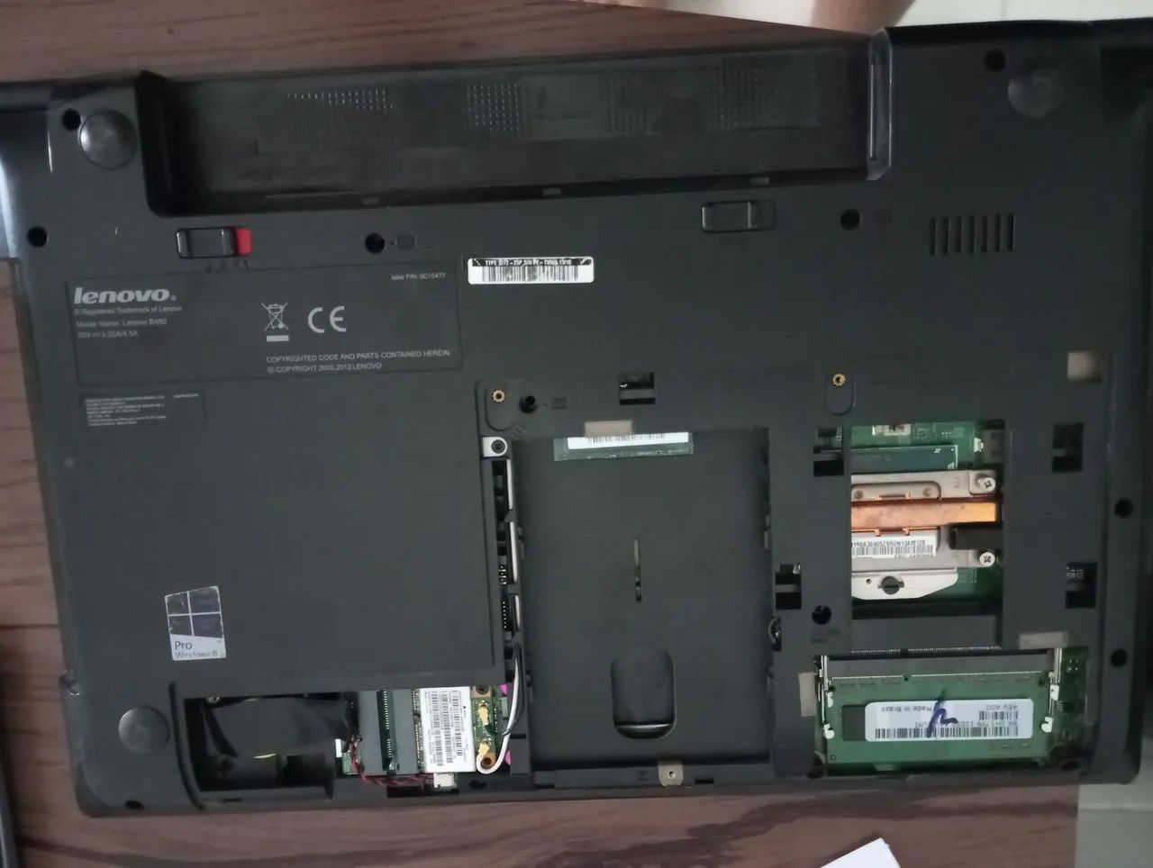 Notebook Lenovo B490 i3-3110M | Carcaça + Placa-Mãe + Memória + Tela - Foto 3