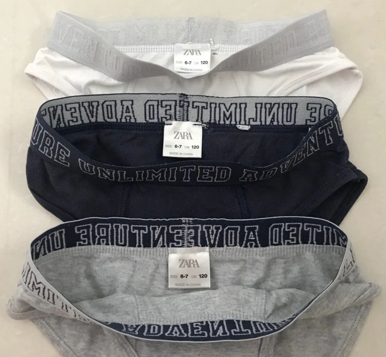 Kit 3 cuecas zara kids menino  - Foto 2