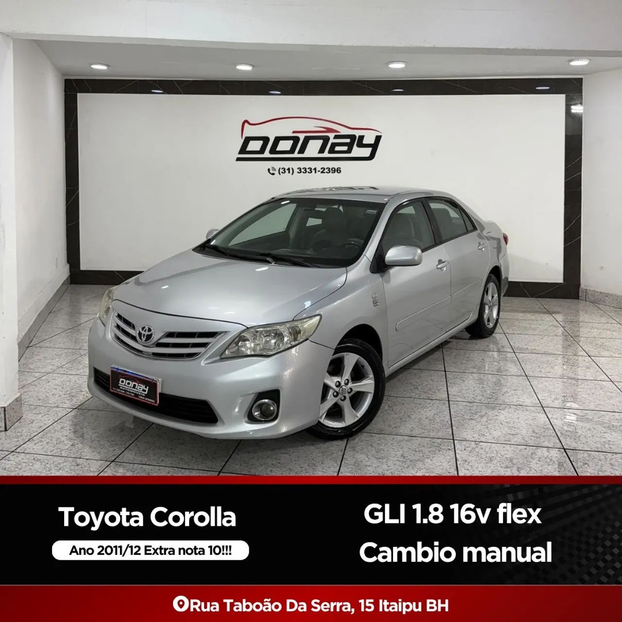 Toyota Corolla GLI 1.8 16V FLEX 2012