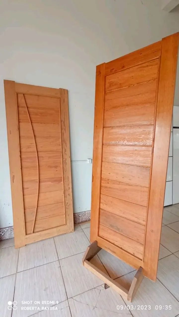 Rei das portas fabricamos modelos de portas janelas,alizares sobre medidas. sobre medidas - Foto 2