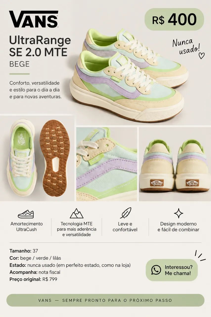 Tênis vans feminino 
