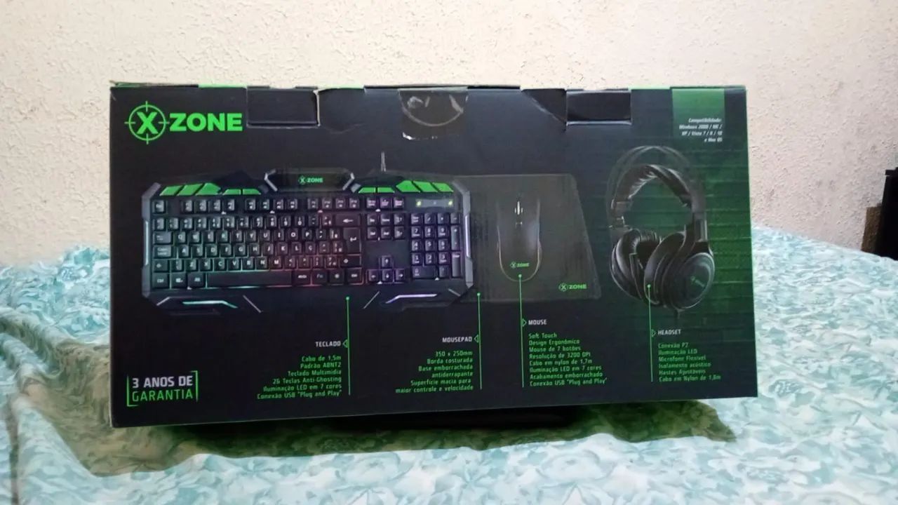 Kit Gamer X Zone - Periféricos e Acessórios de Computador - Santo