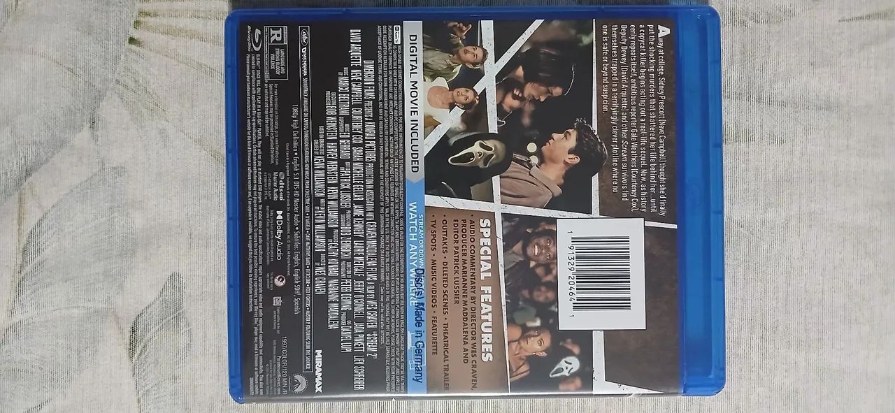 Blu ray Scream 2 importado - Foto 2