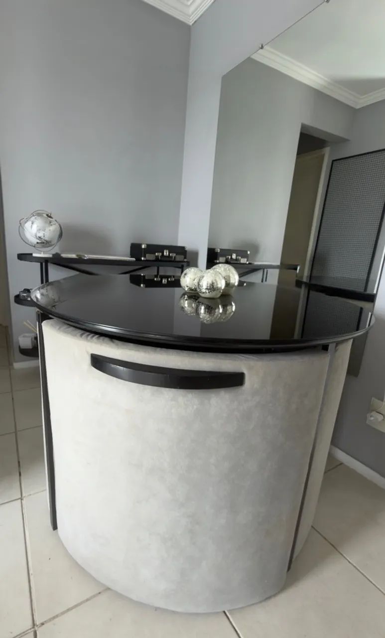 MESA DE JANTAR PRETA ? ELEGÂNCIA E SOFISTICAÇÃO - Foto 2