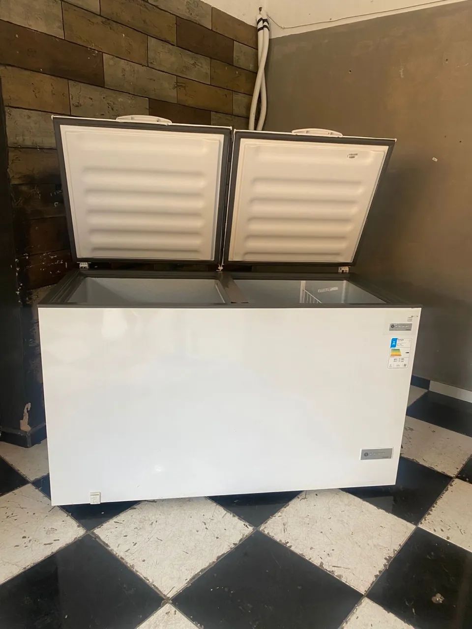 Freezer horizontal 2 portas dupla função entrega grátis  - Foto 2