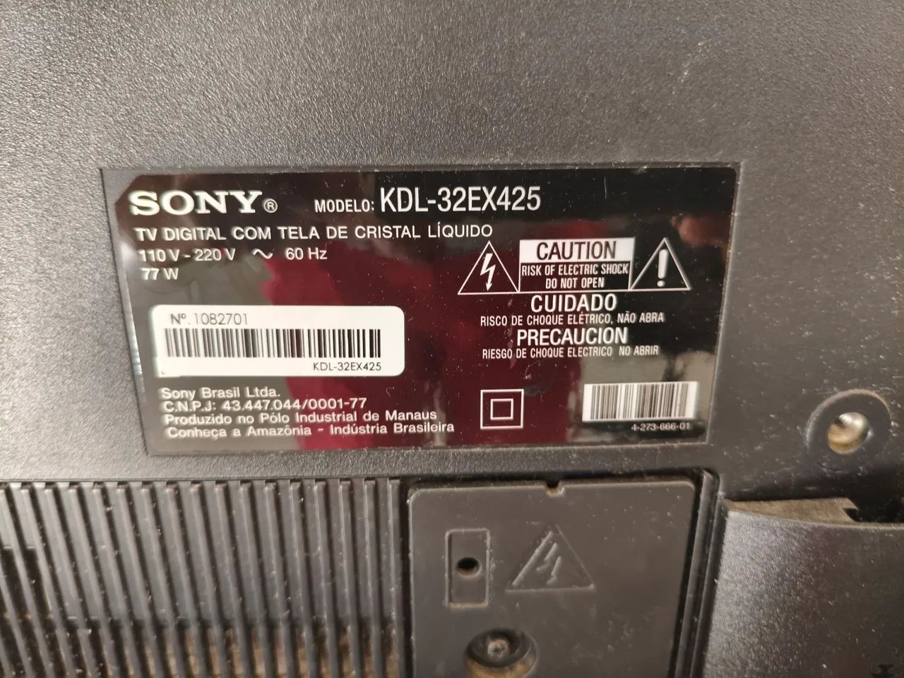 TV Sony Bravia KDL-32EX425 - Foto 2