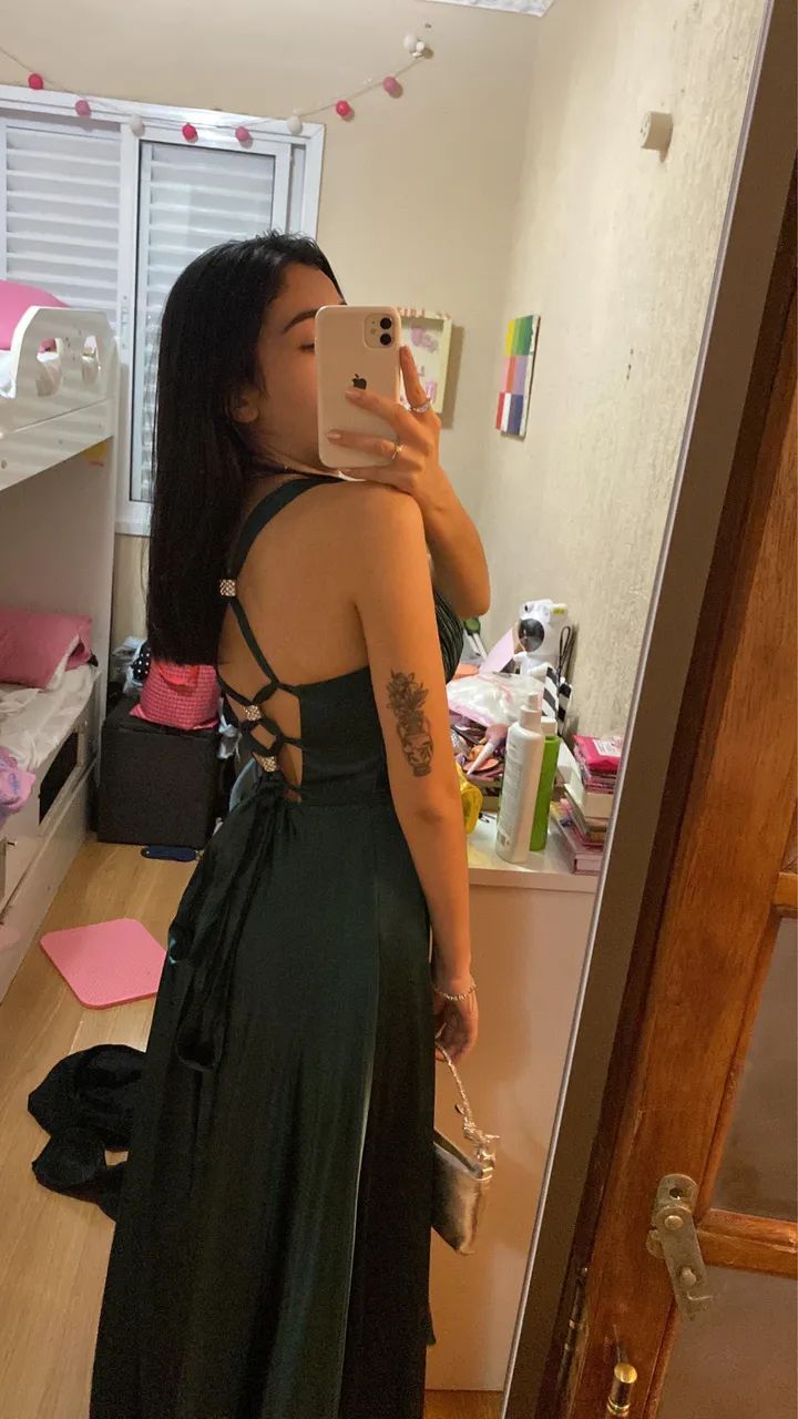 Vestido festa verde  - Foto 3