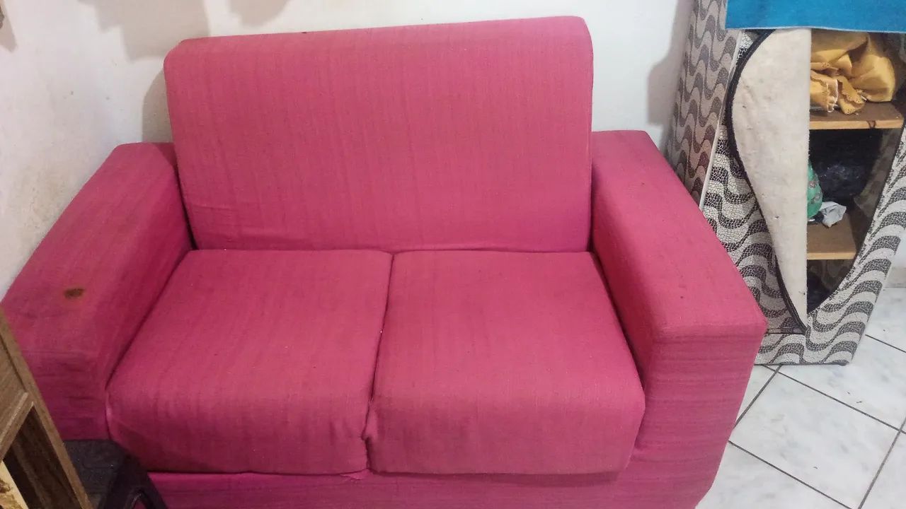 Vendo sof á pink 2 lugares  - Foto 2