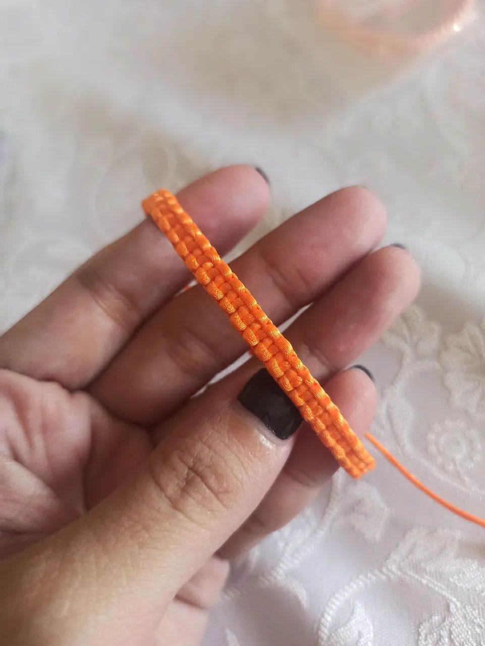 Pulseira macrame simples - Foto 3