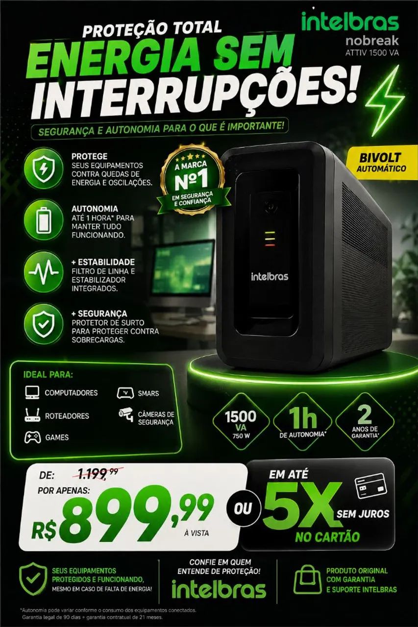 Nobreak excelente preço 
