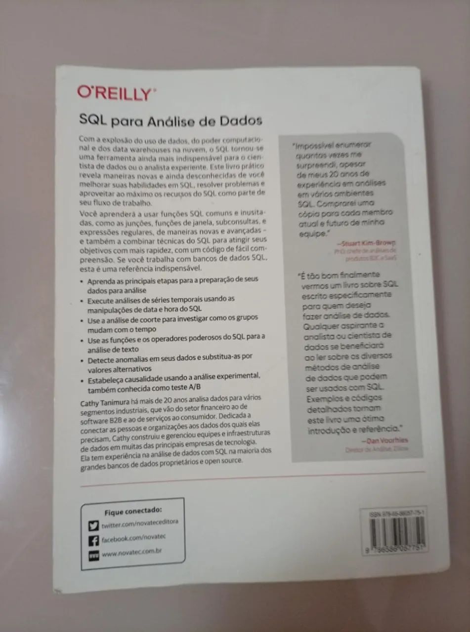 Livro - SQL Para análise de Dados - Foto 2