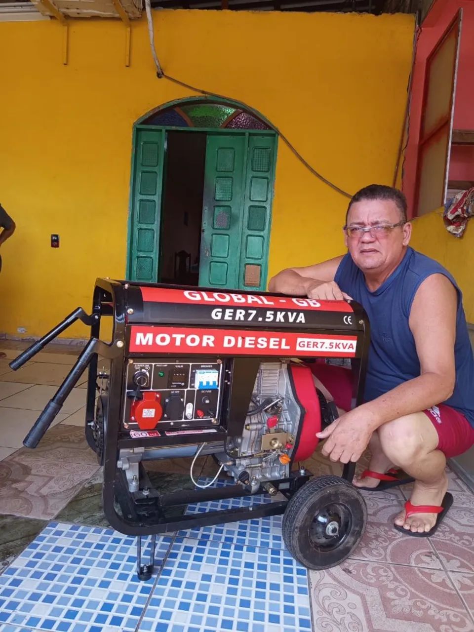 Grupo motor gerador de7.5Kva