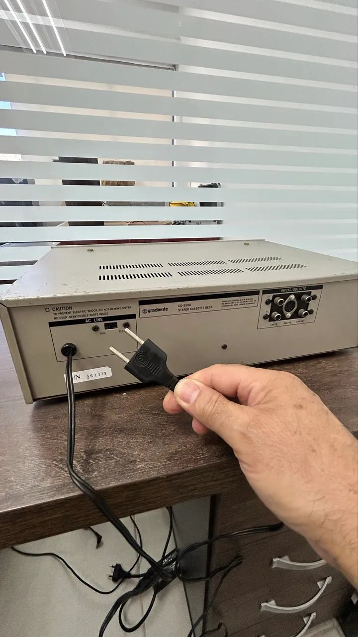 Tape Deck Gradiente CD-5500 - Revisado e Funcionando Perfeitamente - Foto 2