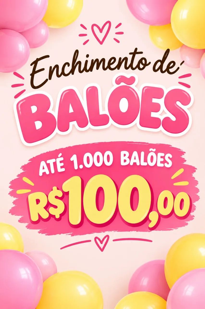 Enchimento de balões 