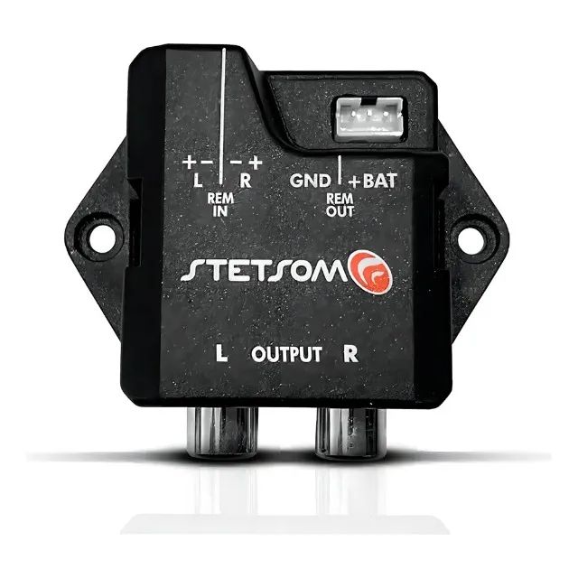 Conversor Som Automotivo Rca Stetsom St6000 Fio Para Rca