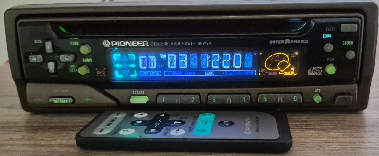 CD Player Pioneer DEH 636 Bluetooth  - Foto 2