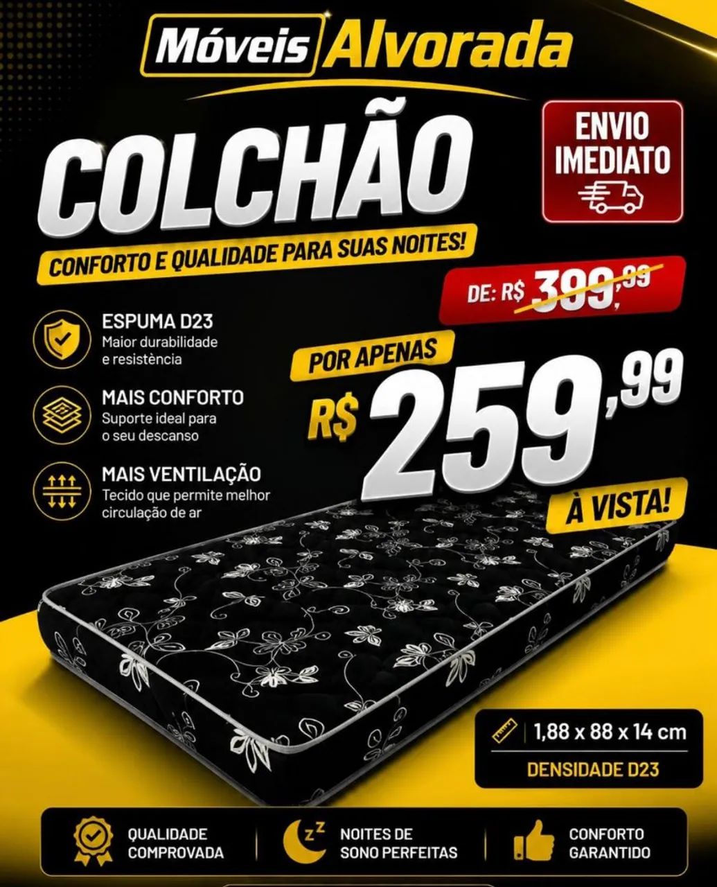 Preços imbatíveis em colchões 