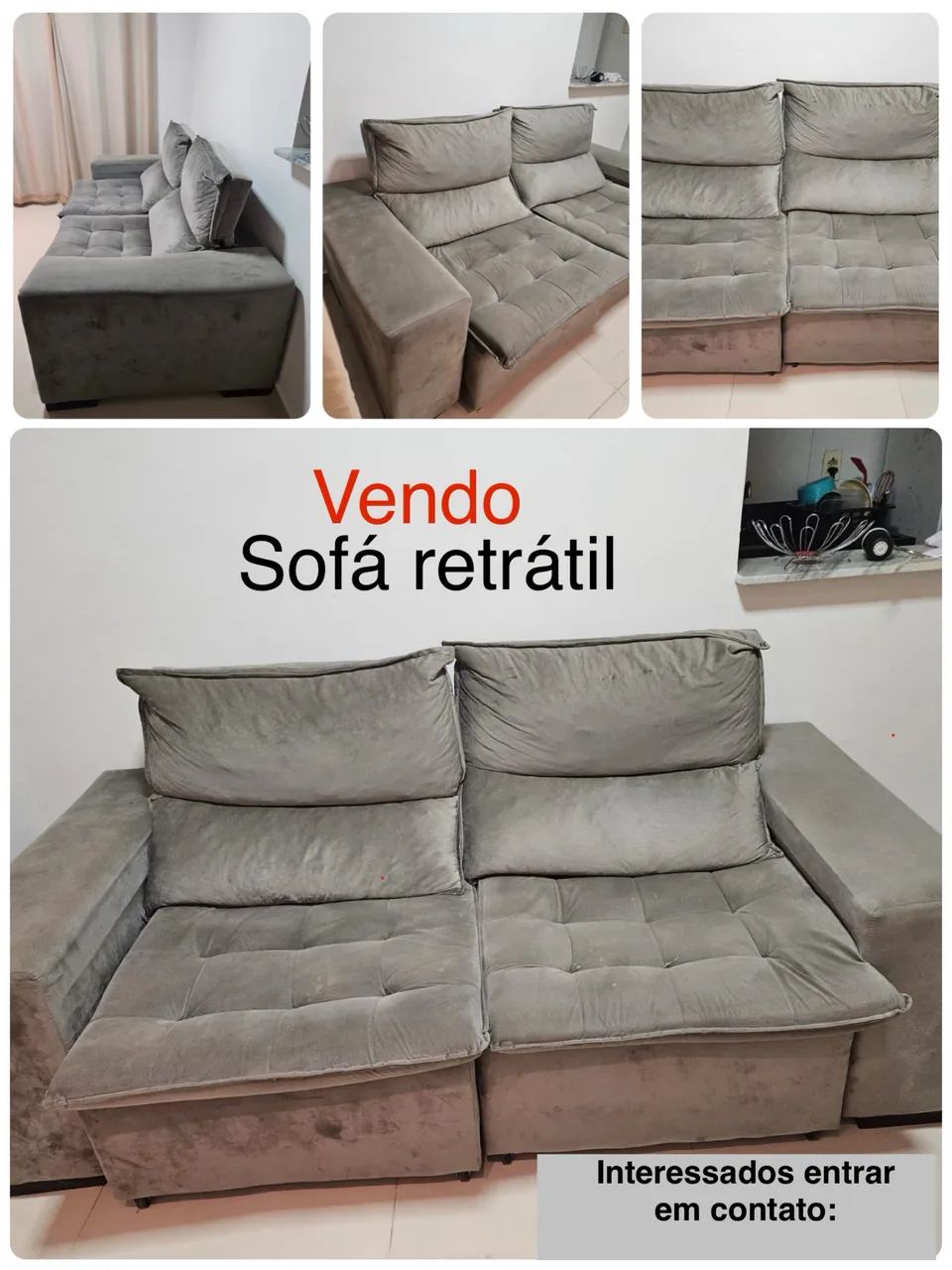 Sofá retrátil 