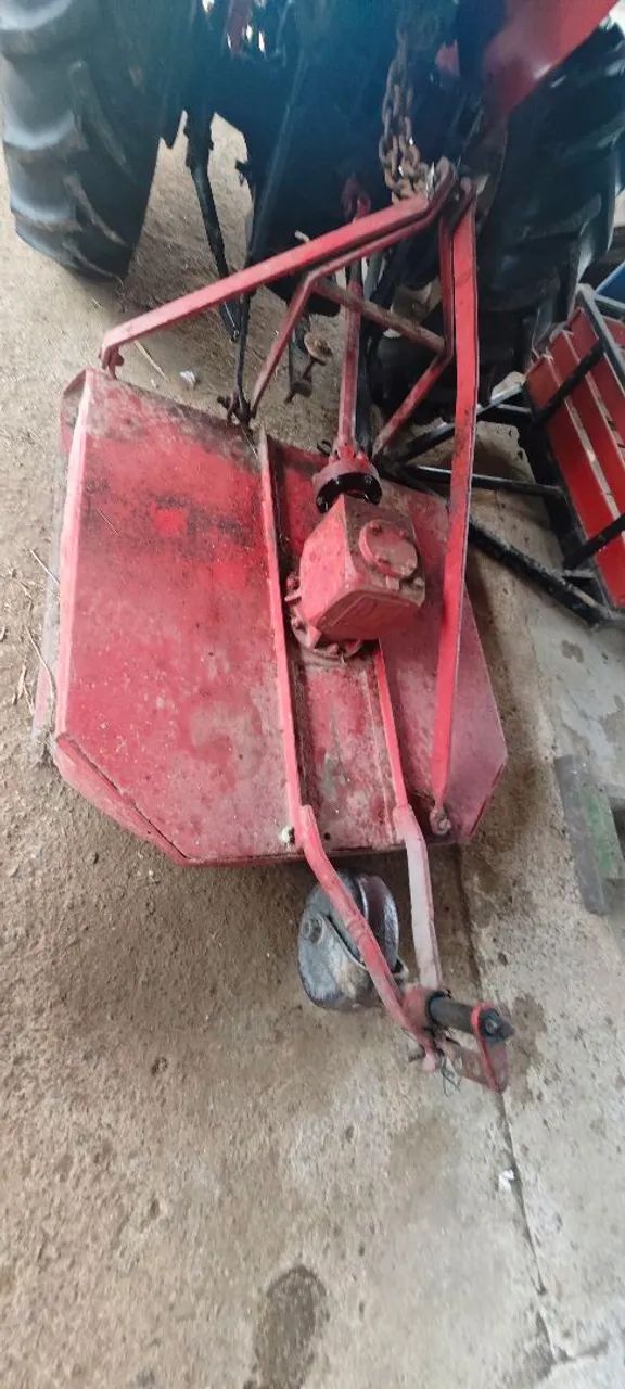 Trator Agrale 4300 com implementos roçadeira e carretinha - Foto 5