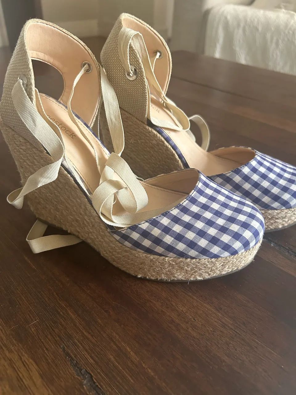 Espadrille plataforma Vichy - Foto 3