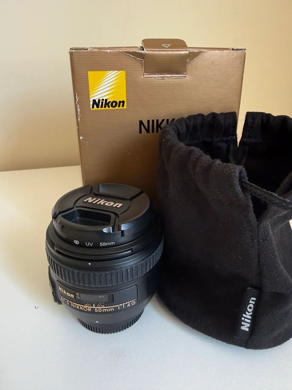 Lente Nikon AF-S NIKKOR 50mm f/1.4G - Excelente Estado | Completa