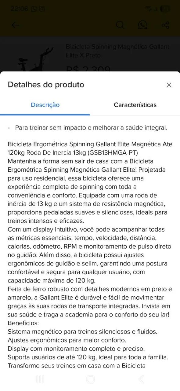 Bicicleta Ergométrica Gallant  - Foto 5