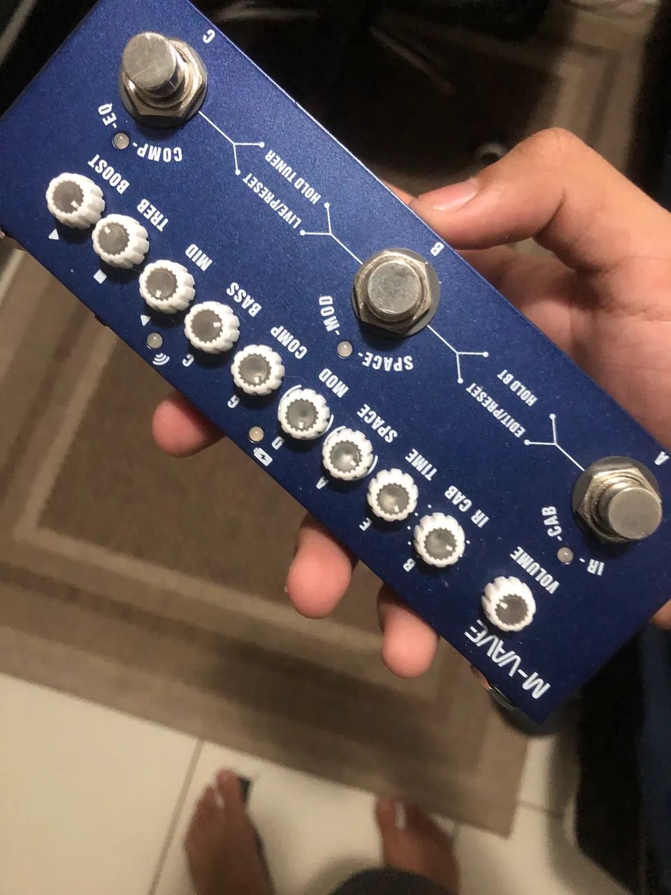 Pedal cube babe para baixo