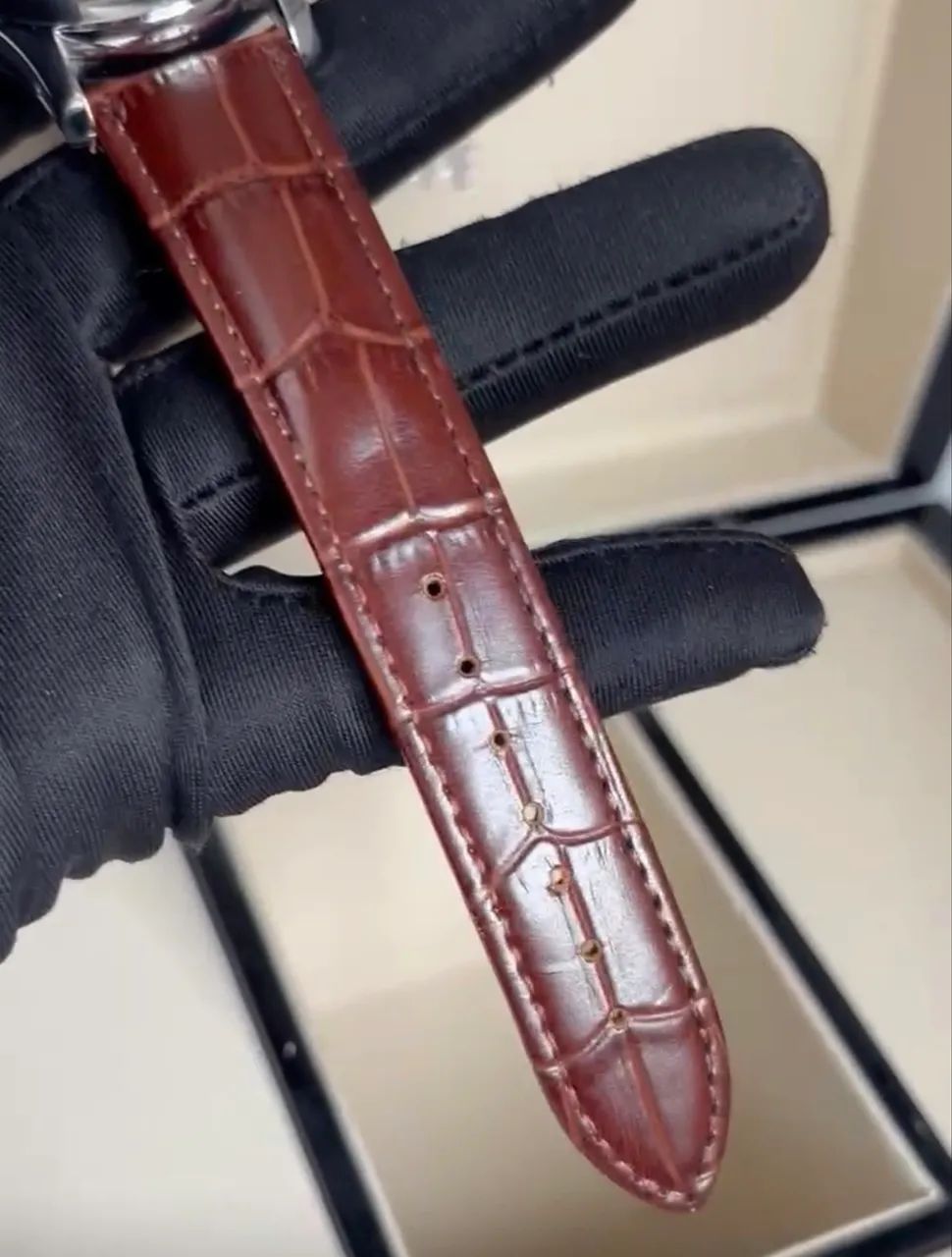 Relógio Masculino Patek Philippe Couro - Automatico- Top Premium - Versão limitada - Foto 4