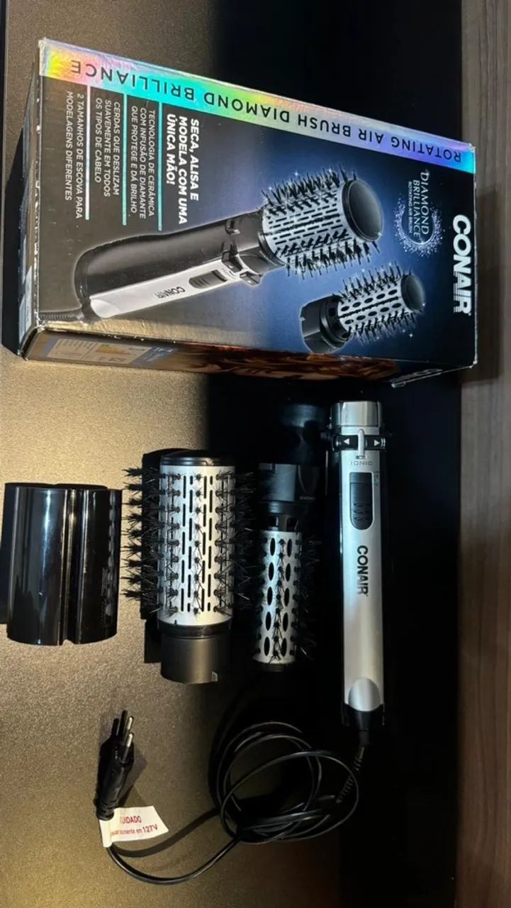 Escova secadora rotativa 