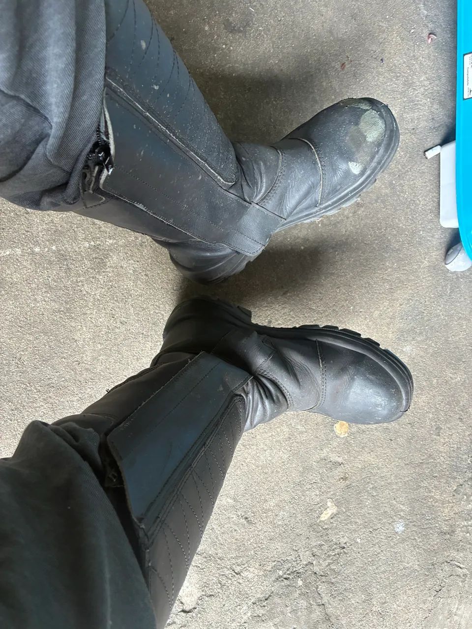 Bota motociclista 