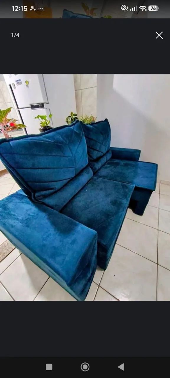 Sofá retrátil e reclinável 190cm - leia o anúncio