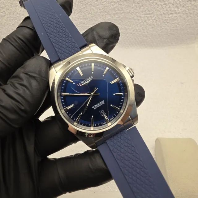 LONGINES - RELÓGIO MASCULINO AUTOMÁTICO - PULCEIRA DE BORRACHA
