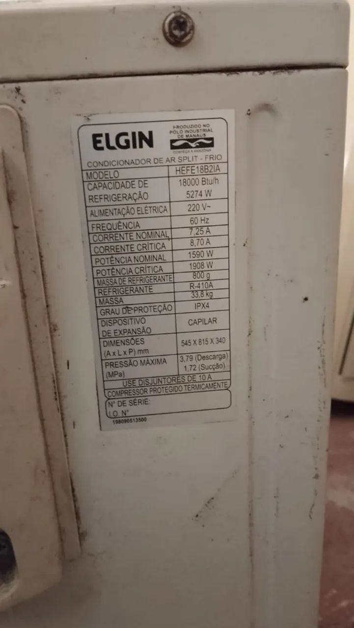 Condensadora de 18mil elgin  - Foto 3