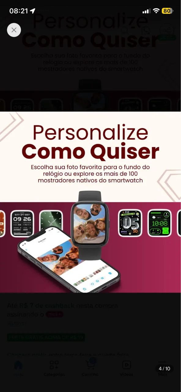 Relógio smart  - Foto 2