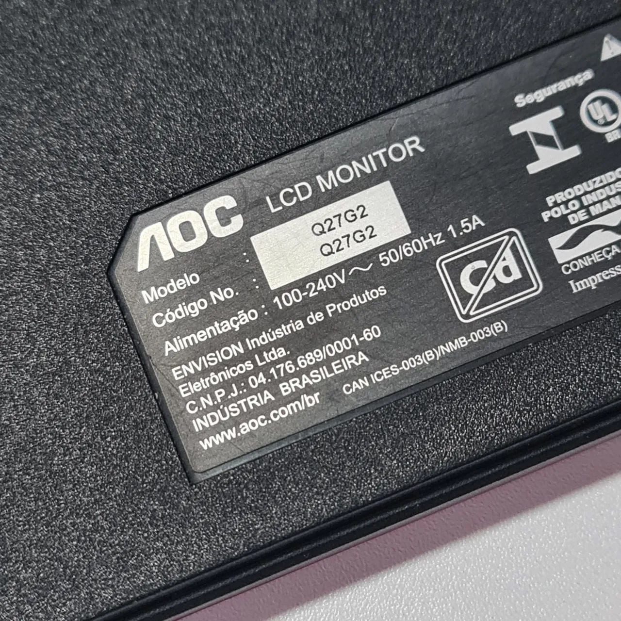 Monitor AOC QHD, 27Pl, IPS, 155Hz - Foto 5