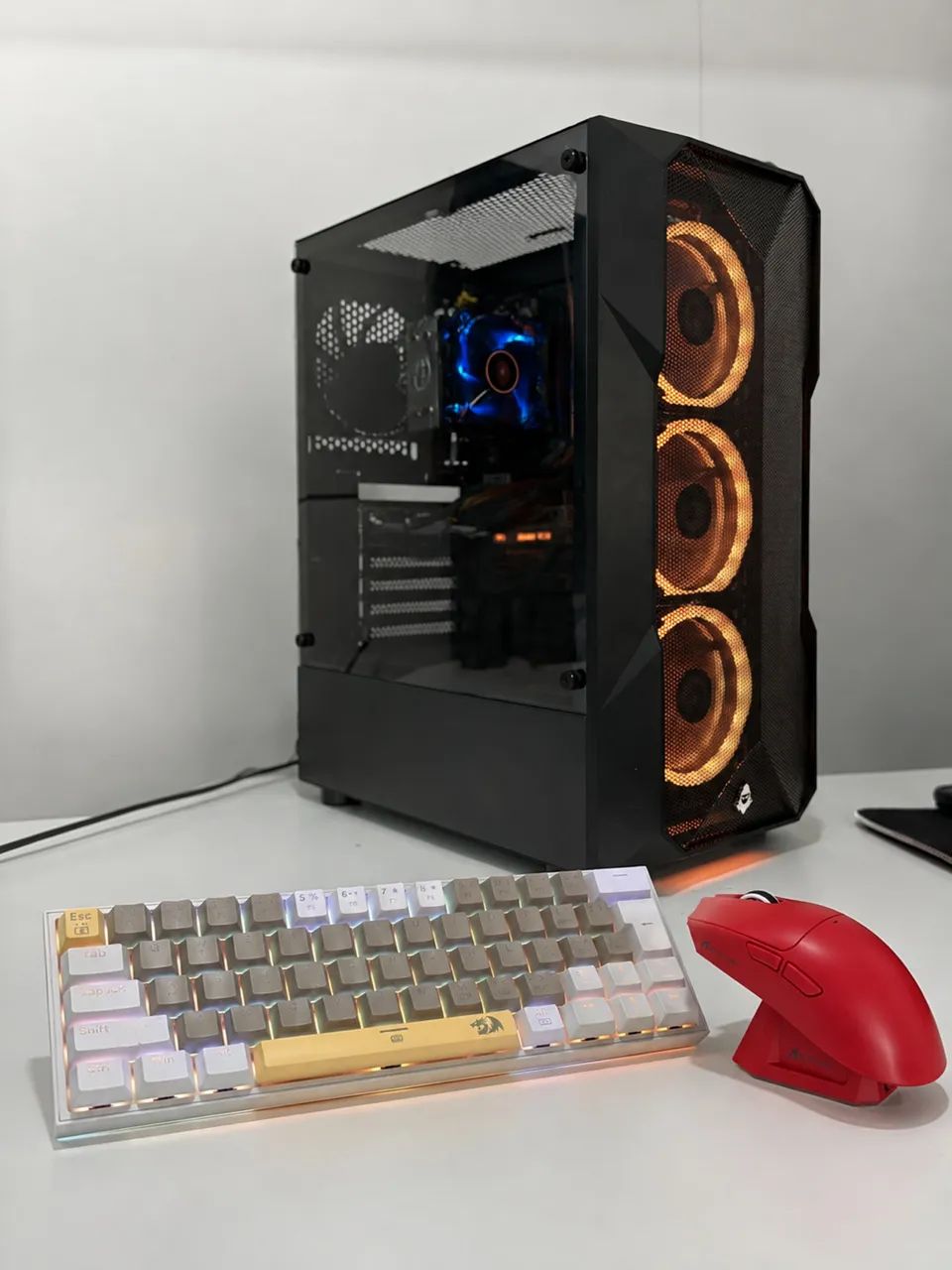 Pc gamer Ryzen mouse e teclado de brinde! 