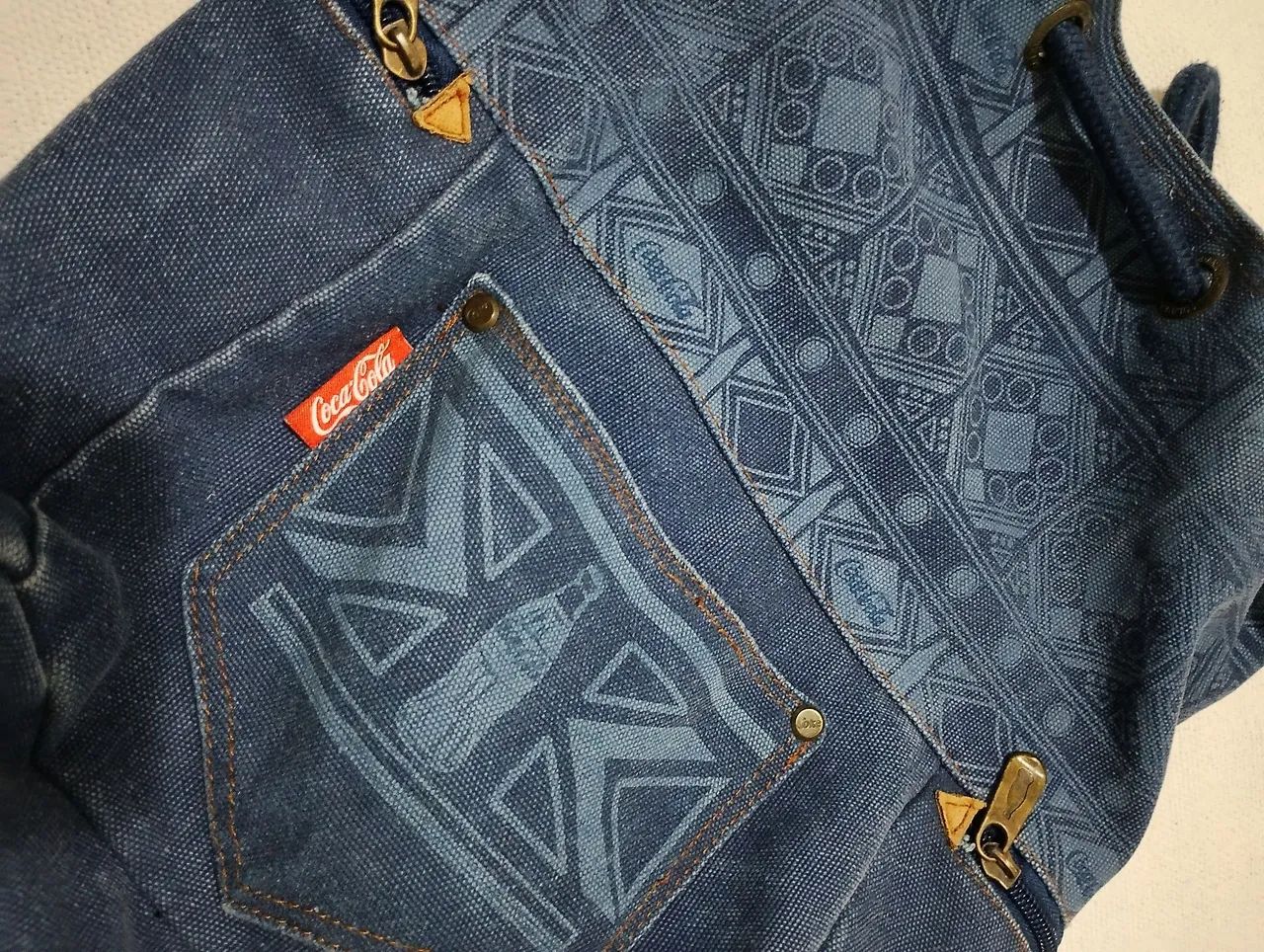 Mochila coca cola jeans - Foto 5