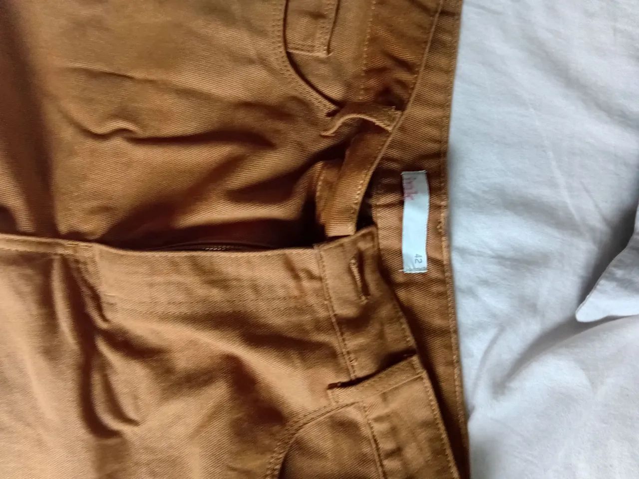 Short jeans marrom  - Foto 2