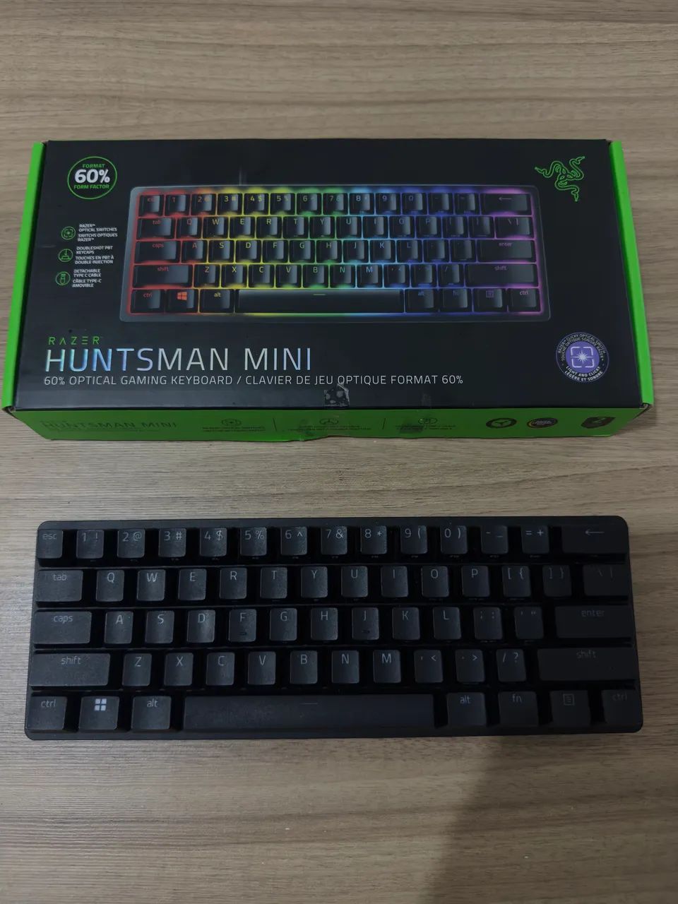 Teclado Huntsman Mini - 60%, Switch Purple