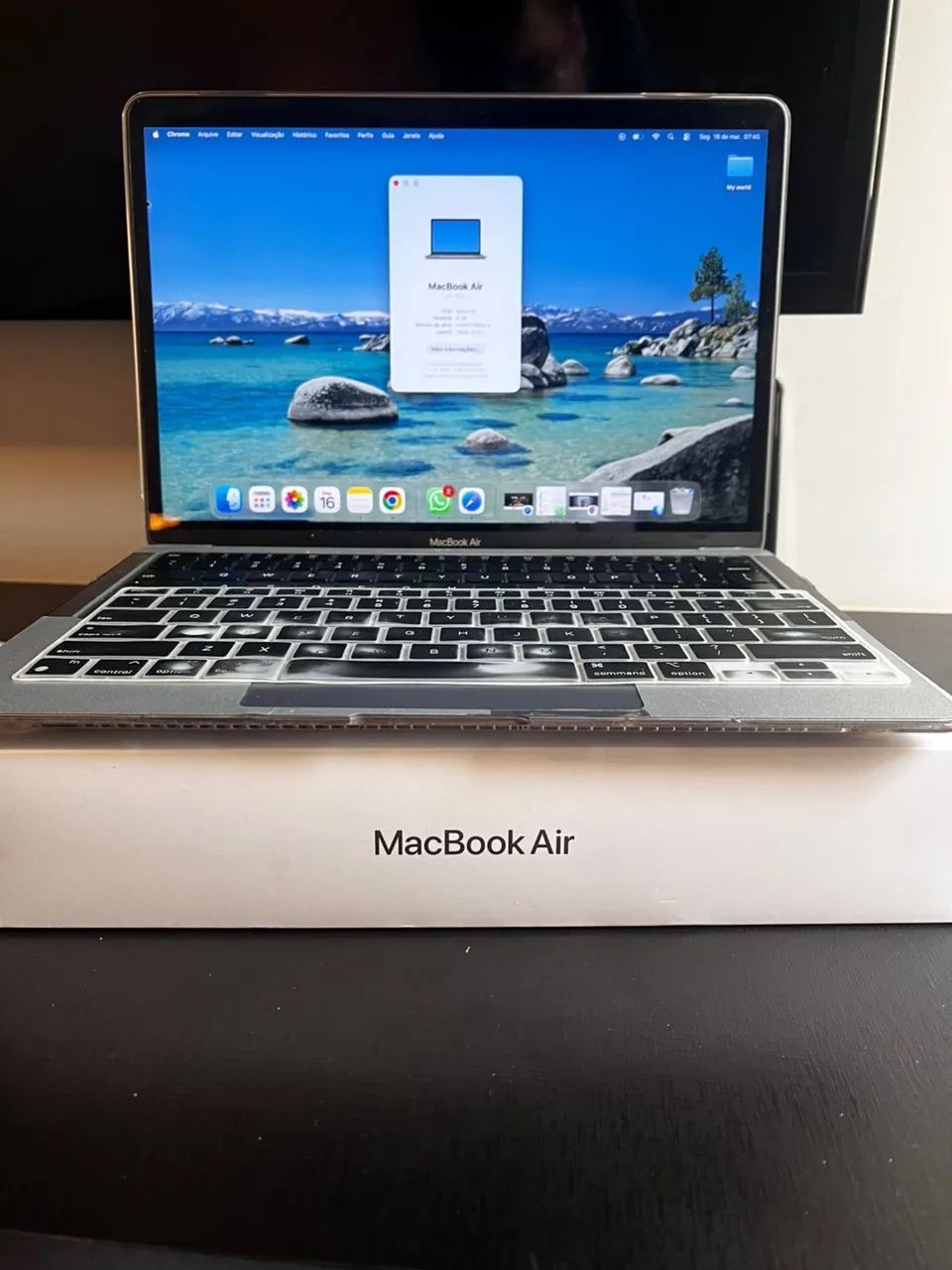 Macbook air M1 space gray 256Gb IMPECÁVEL - Notebooks - Jardim