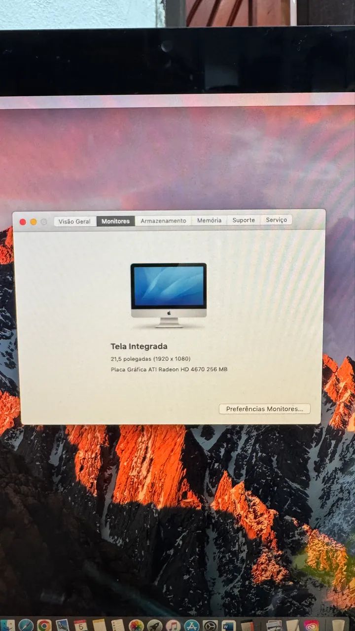 ? iMac 21,5? Apple - SSD + Pronto para Uso | R$ 1.400. Com caixa. - Foto 2