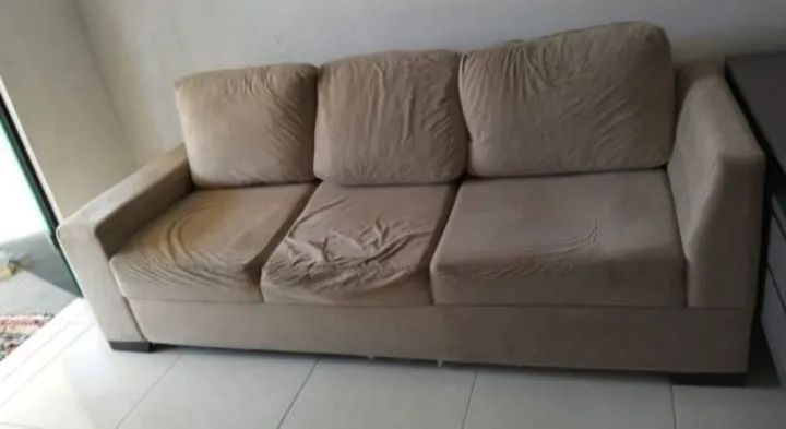 Jogo de sofá de 3 e 2 lugares !!! - Foto 2