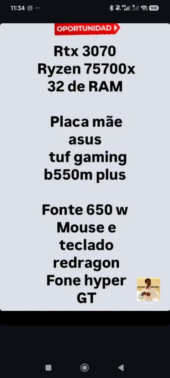 Computador Gamer Completo