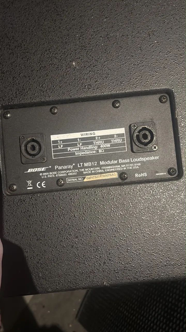 Subwoofer Bose Panaray LT MB12 - Foto 4