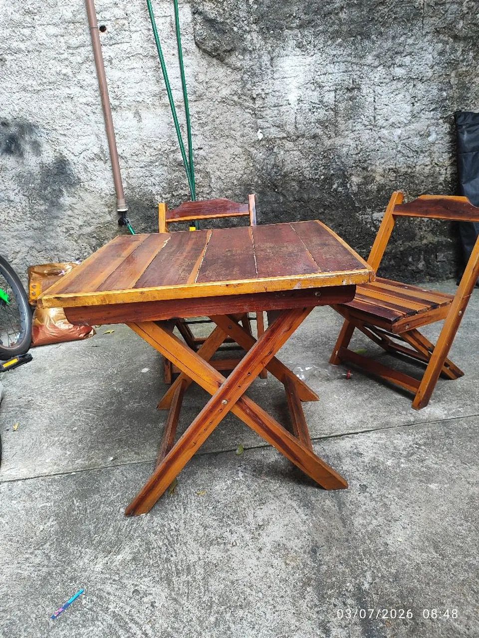 Mesa infantil de madeira *00 - Foto 2
