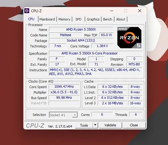 AMD RYZEN 5 3500X - Processadores - Núcleo Rural Santa Maria