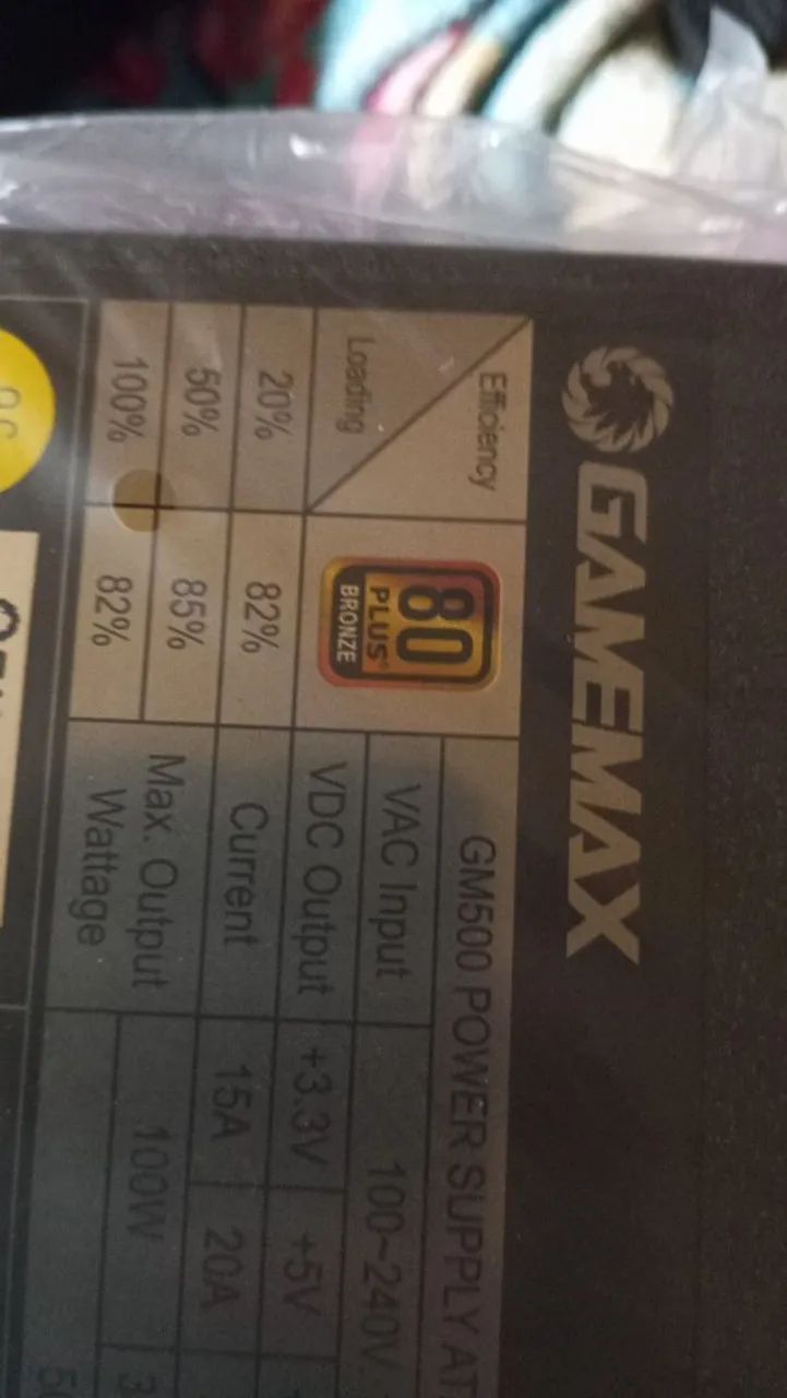 fonte gaMemax GM500 80 plus bronze - Foto 3