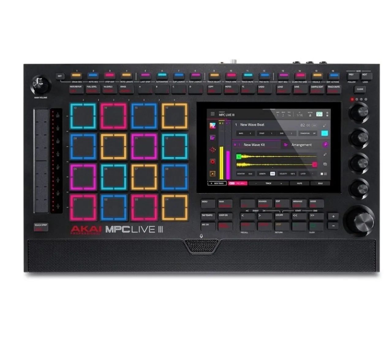 AKAI ｜ MPC LIVE Akai Mpc Live Samplers Gold Centro Produção Musical Daw Dj