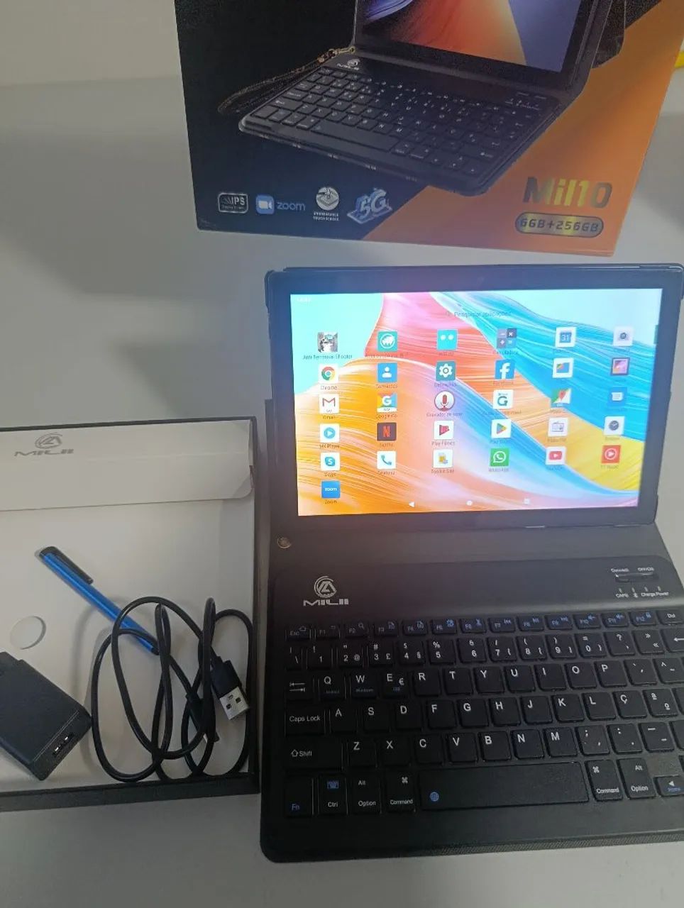 Tablet mil 10 256gb de memória tela 10 polegadas - Foto 2